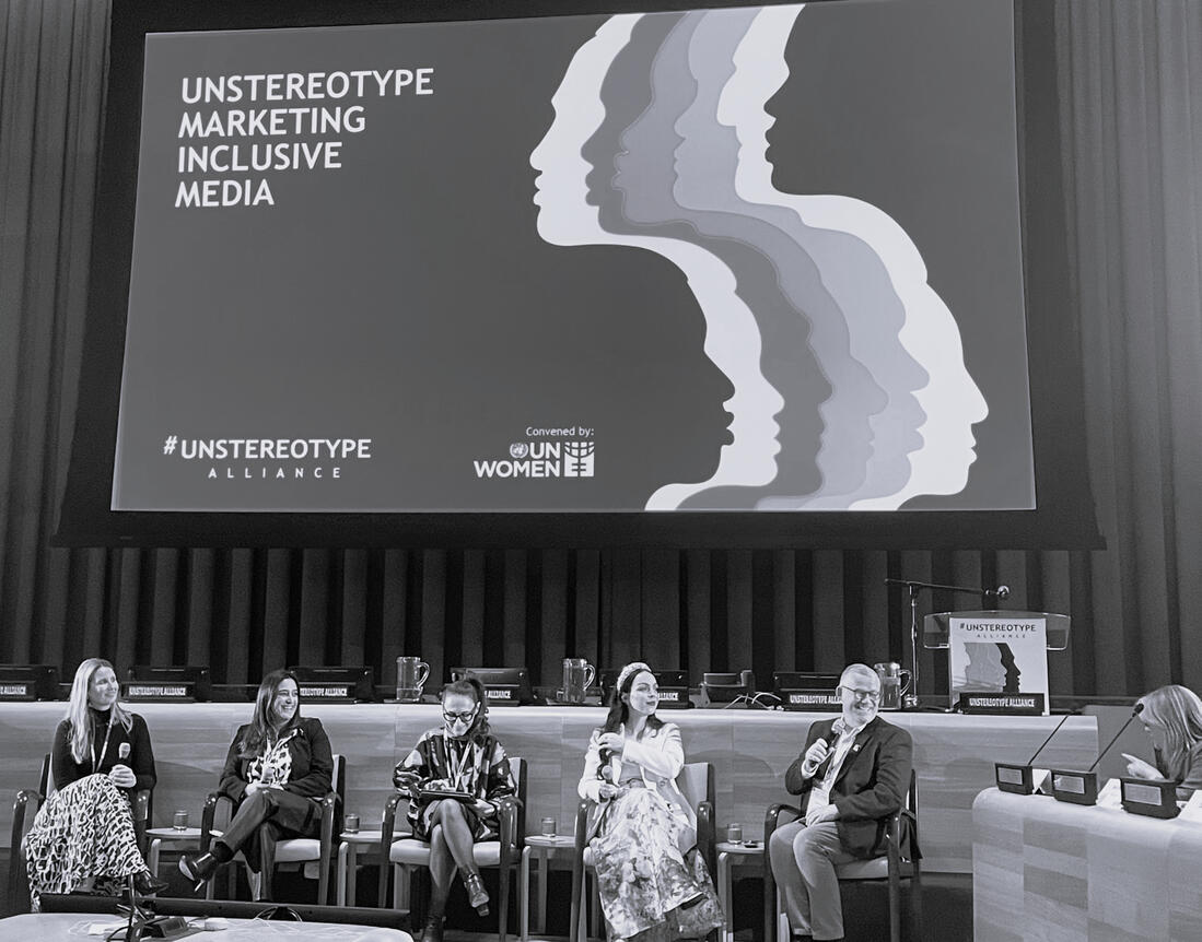 Panel conversation at the United Nations for UN Women’s Unstereotype Alliance